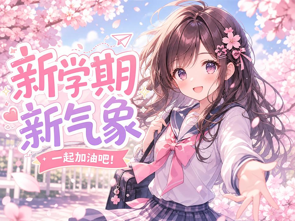 双飞动漫-新学期物语恋爱动漫演示